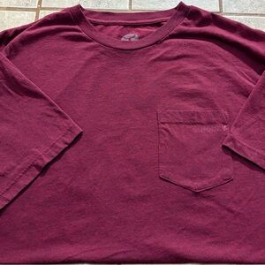 Hooey Men's Maroon Long Sleeve Tee